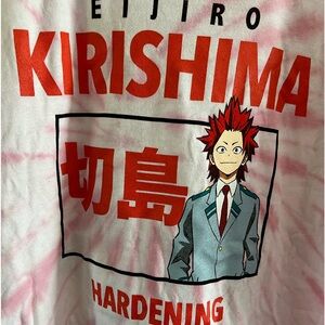 NIP NWOT My Hero Academia Eijiro Kirishima Quirk Tie-Dye UNISEX SIZE:LARGE